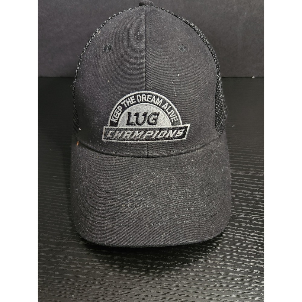 LUG‎ Champions Hat Keep The Dream Alive Black Trucker Hat Cap orange underbill